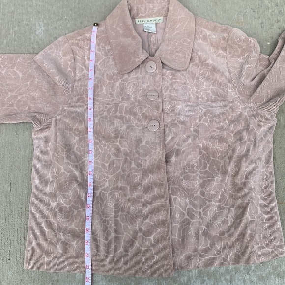 Requirements shacket corduroy brushed fabric large button closure fall outerware - Picture 4 of 12